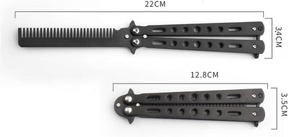 Black Butterfly Comb