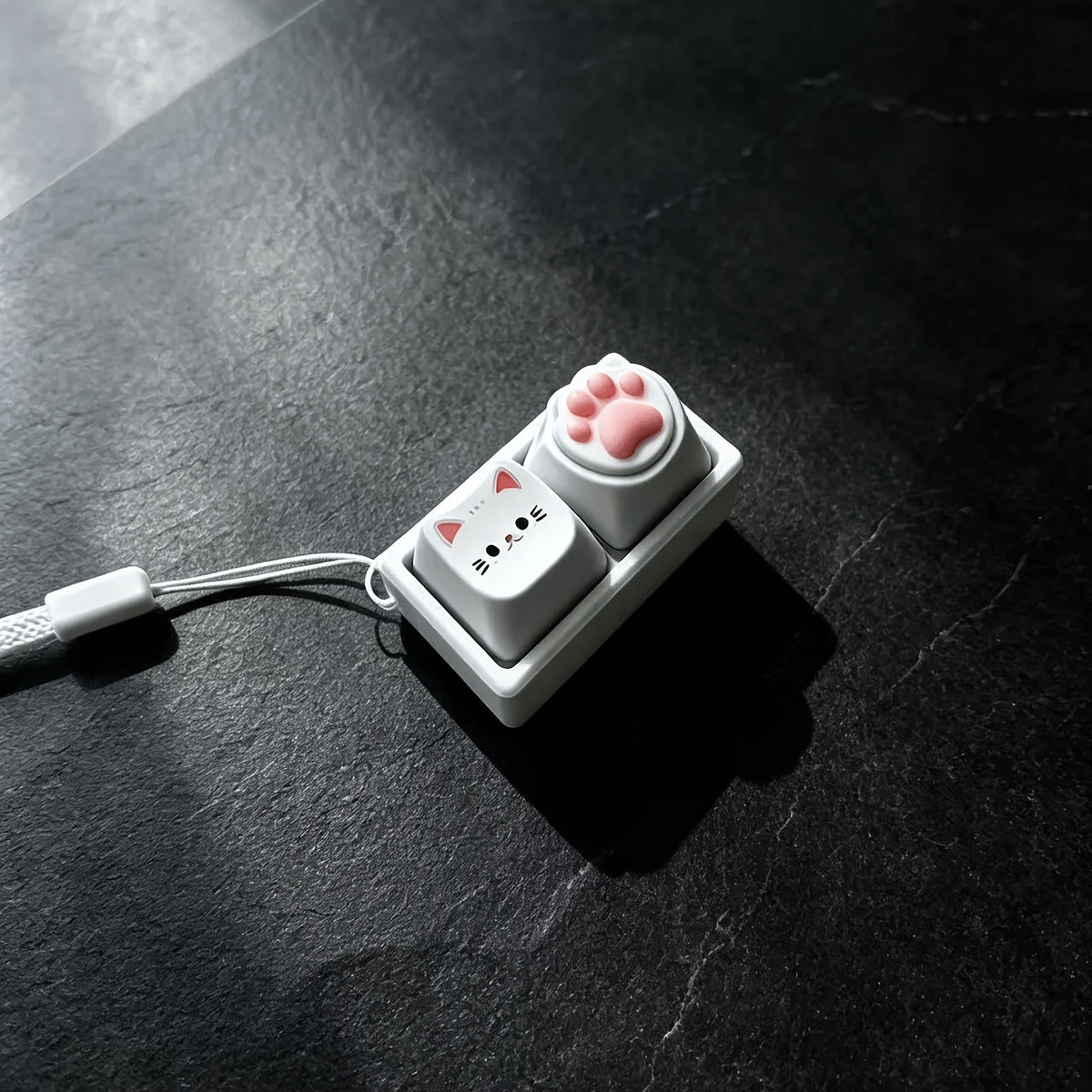 Cat Keyboard Keychain