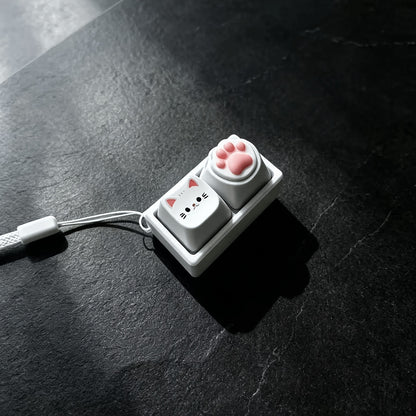 Cat Keyboard Keychain