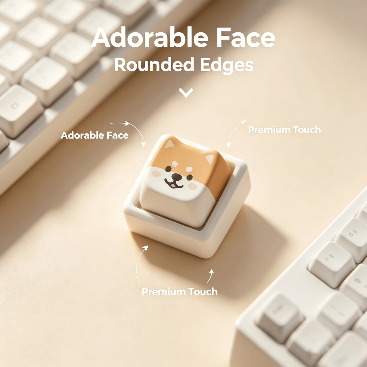 Cat Keyboard Keychain