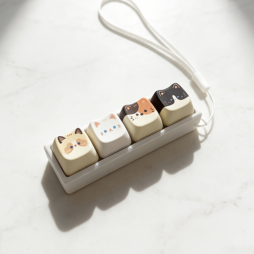 Cat Keyboard Keychain